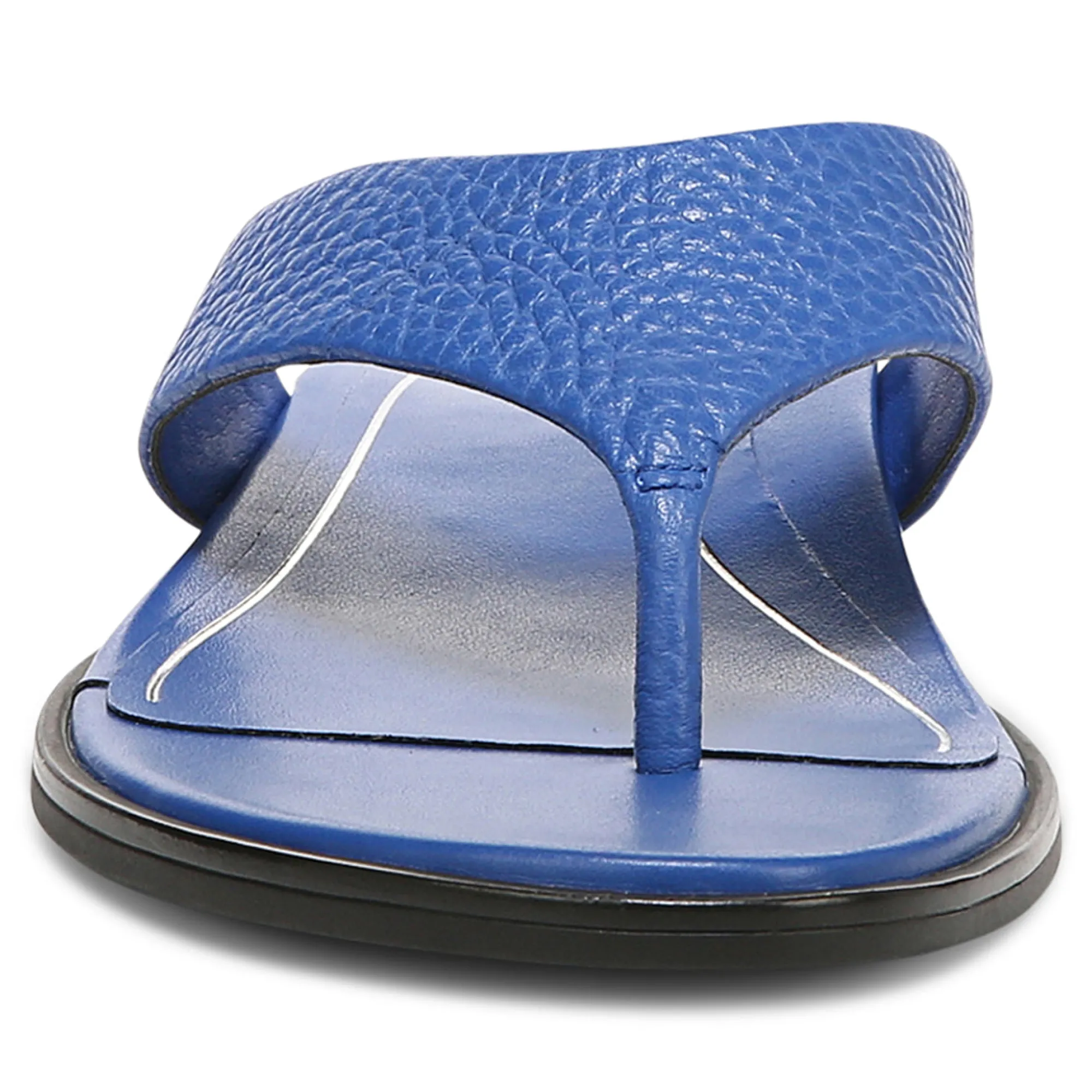 Clearance Vionic Agave Toe Post Sandal Black Leather|Classic Blue|Cream|Gold