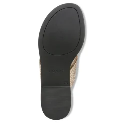 Clearance Vionic Agave Toe Post Sandal Black Leather|Classic Blue|Cream|Gold