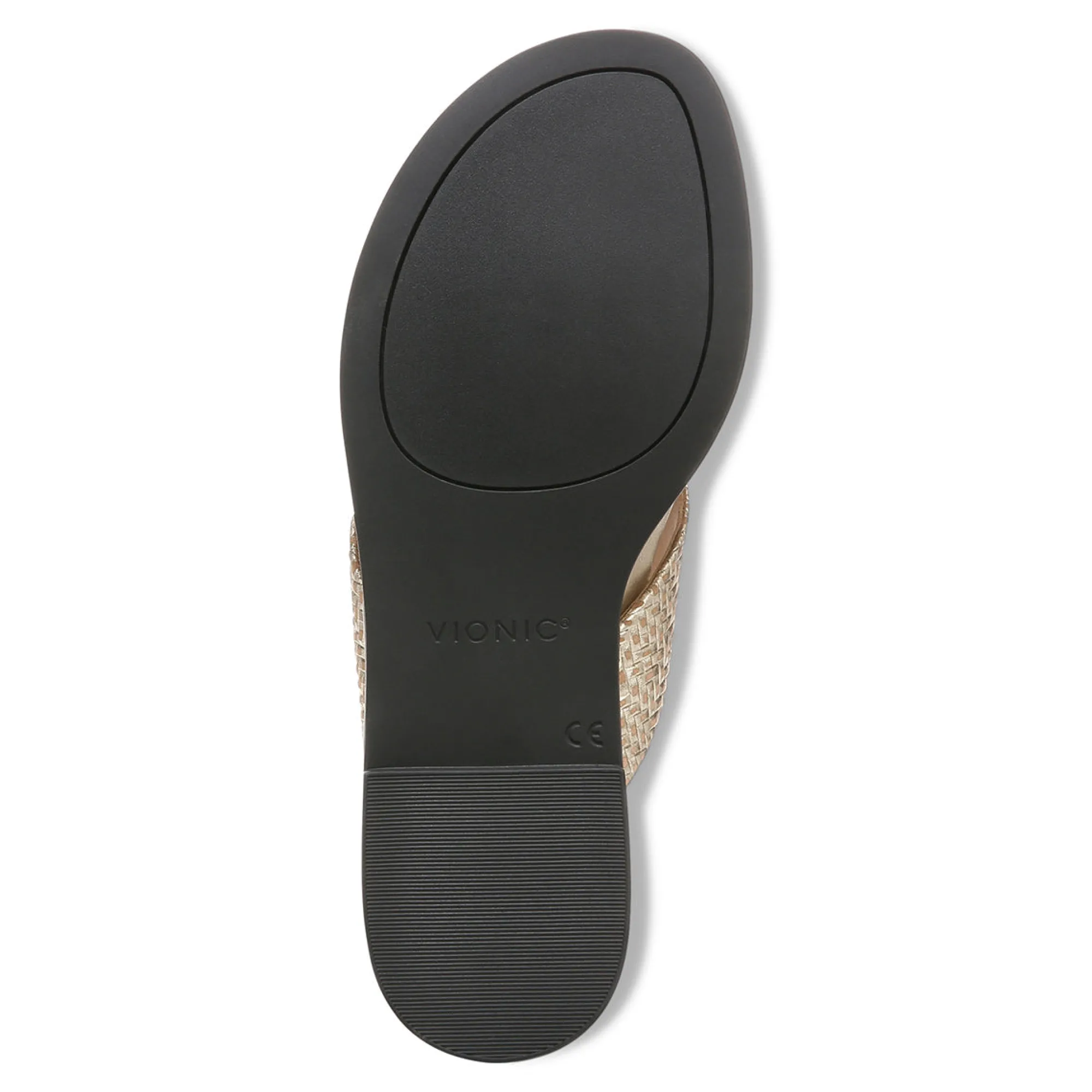 Clearance Vionic Agave Toe Post Sandal Black Leather|Classic Blue|Cream|Gold