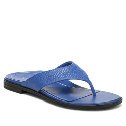 Clearance Vionic Agave Toe Post Sandal Black Leather|Classic Blue|Cream|Gold