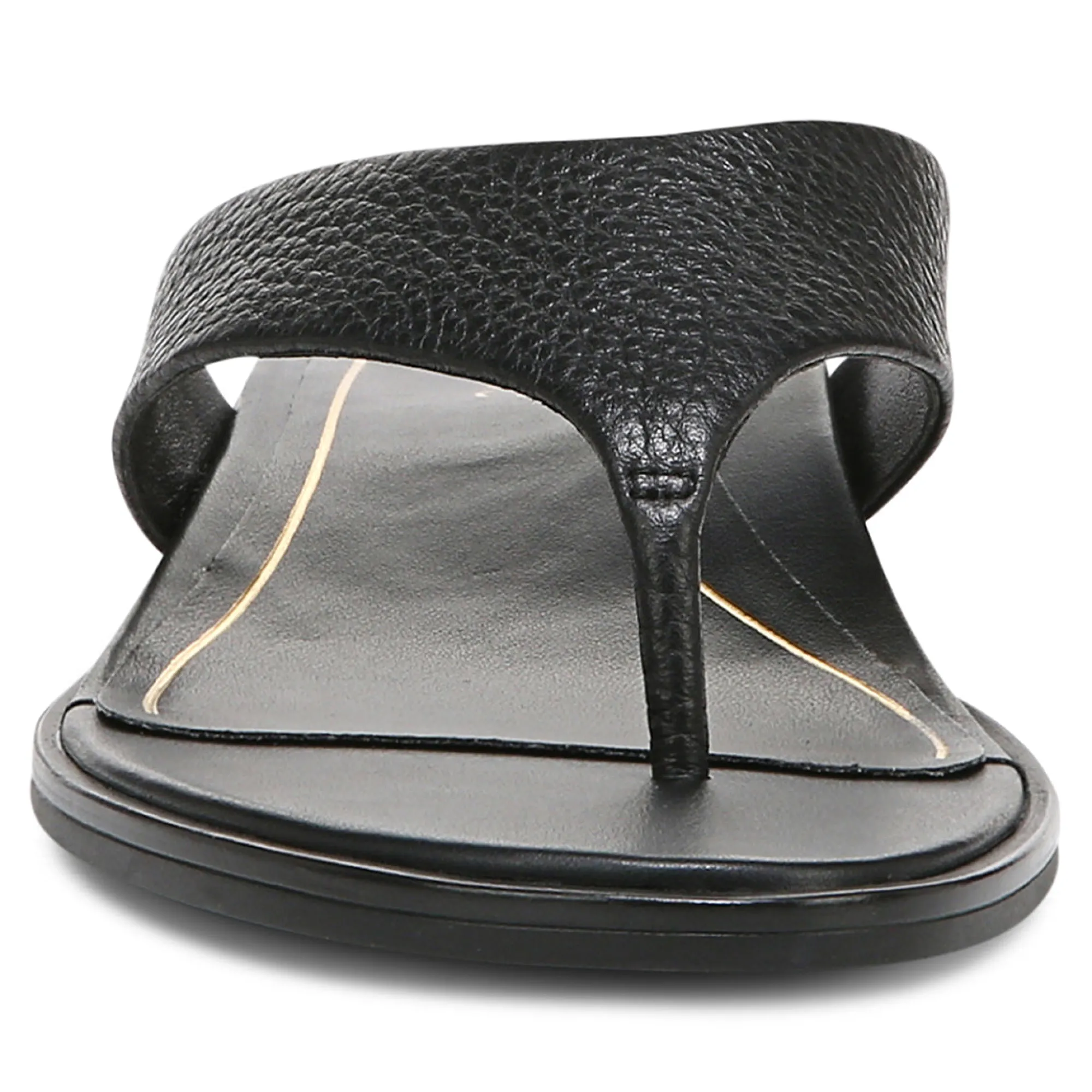 Clearance Vionic Agave Toe Post Sandal Black Leather|Classic Blue|Cream|Gold