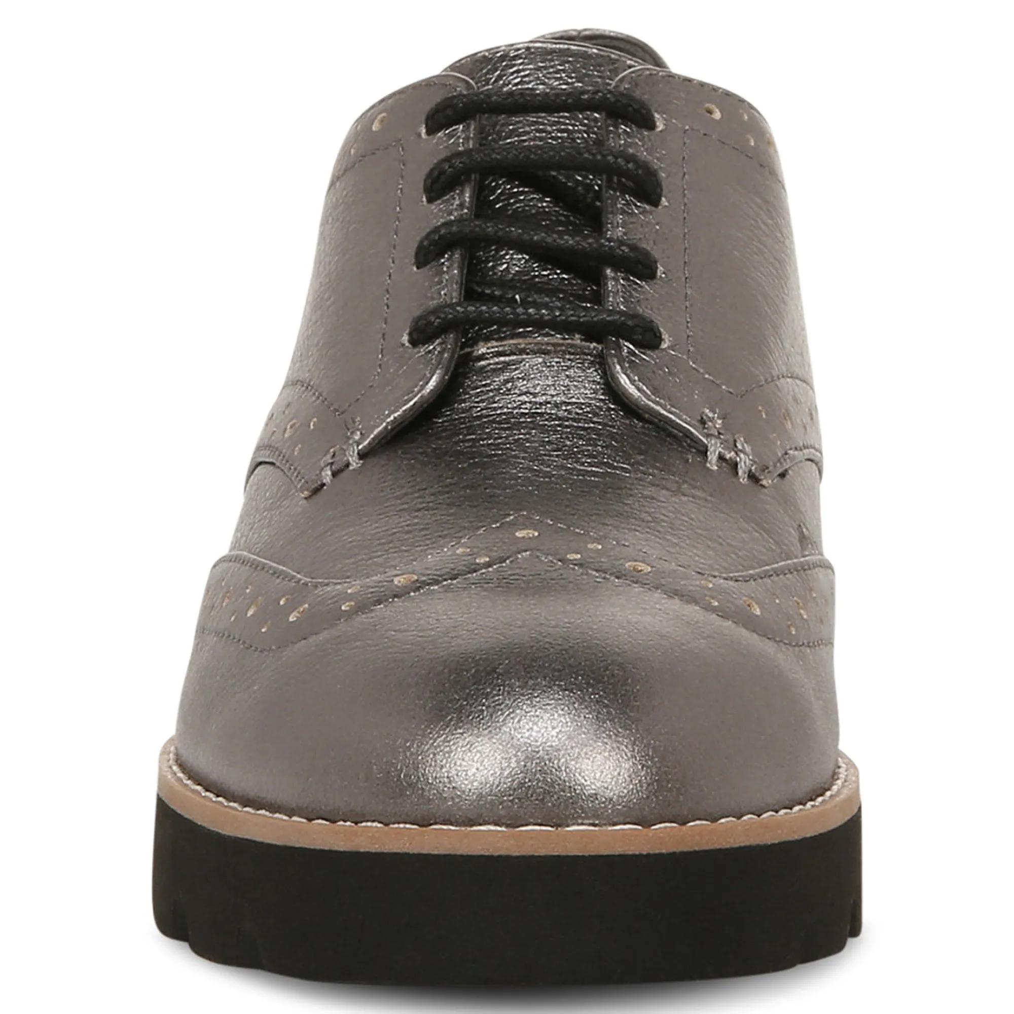 Sale Vionic Alfina Oxford Black Patent|Pewter Metallic|Sand Suede