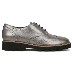 Sale Vionic Alfina Oxford Black Patent|Pewter Metallic|Sand Suede