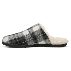 Discount Vionic Alfons Mule Slipper (Plaid) Black Plaid|Brown Plaid