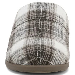 Discount Vionic Alfons Mule Slipper (Plaid) Black Plaid|Brown Plaid