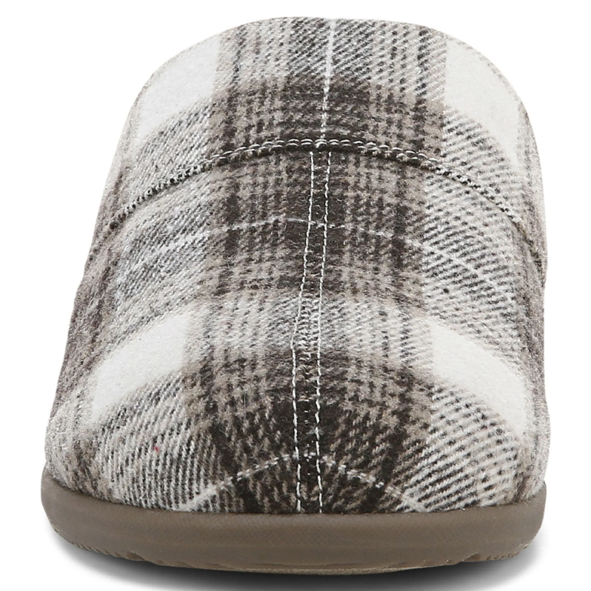 Discount Vionic Alfons Mule Slipper (Plaid) Black Plaid|Brown Plaid