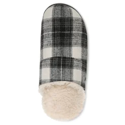 Discount Vionic Alfons Mule Slipper (Plaid) Black Plaid|Brown Plaid