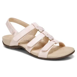 Outlet Vionic Amber Adjustable Sandal (Wide) Black Croco|Black Metallic|Black Snake|Gold Cork