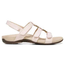 Outlet Vionic Amber Adjustable Sandal (Wide) Black Croco|Black Metallic|Black Snake|Gold Cork