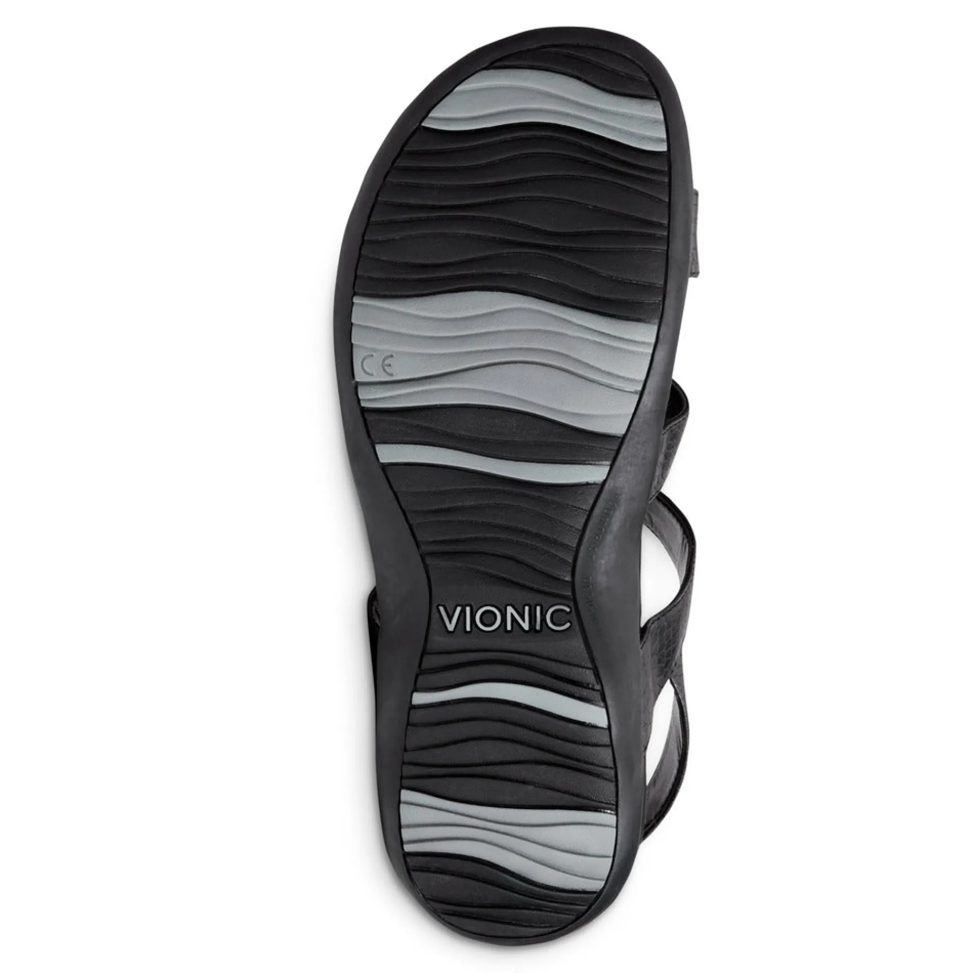 Outlet Vionic Amber Adjustable Sandal (Wide) Black Croco|Black Metallic|Black Snake|Gold Cork
