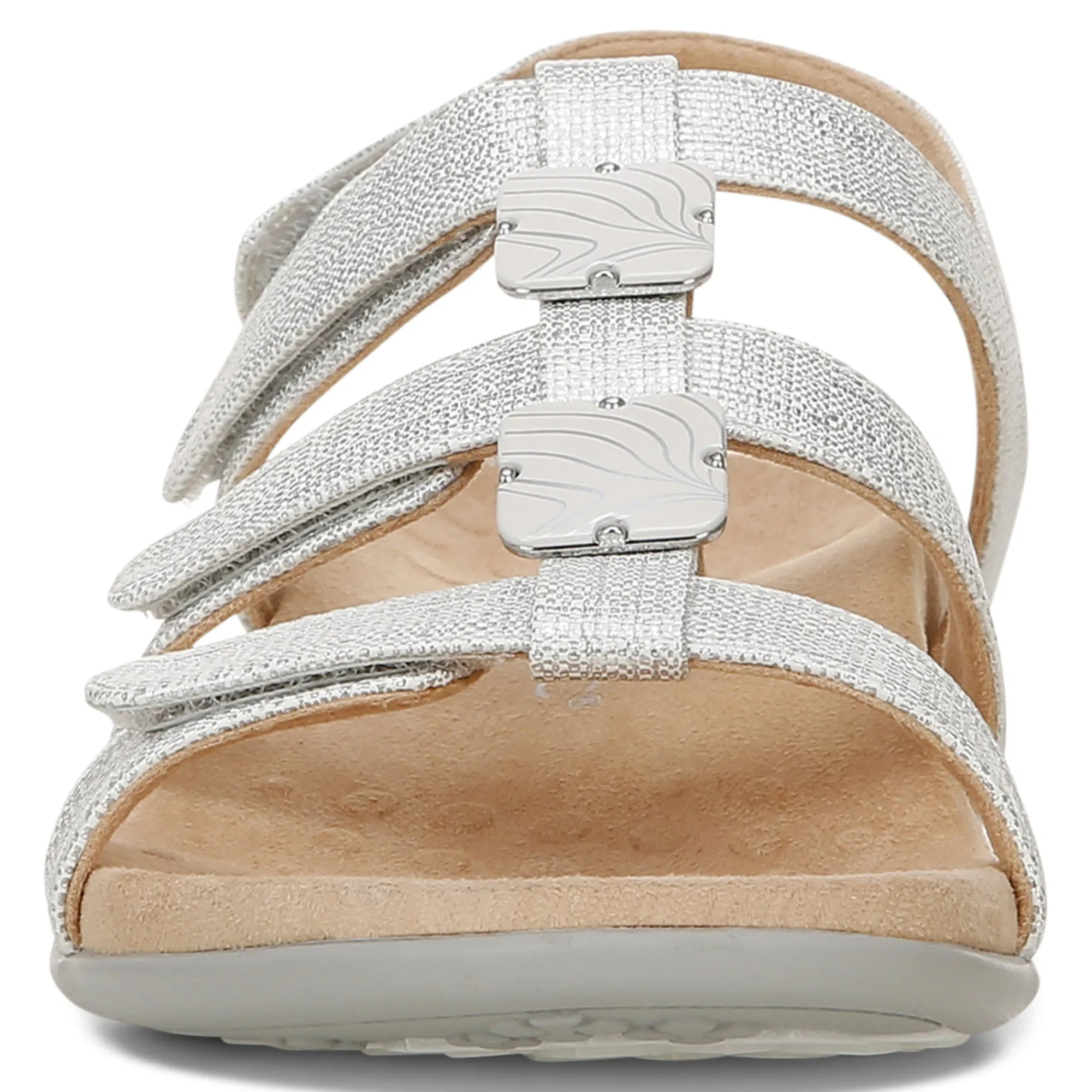 Outlet Vionic Amber Adjustable Sandal (Wide) Black Croco|Black Metallic|Black Snake|Gold Cork