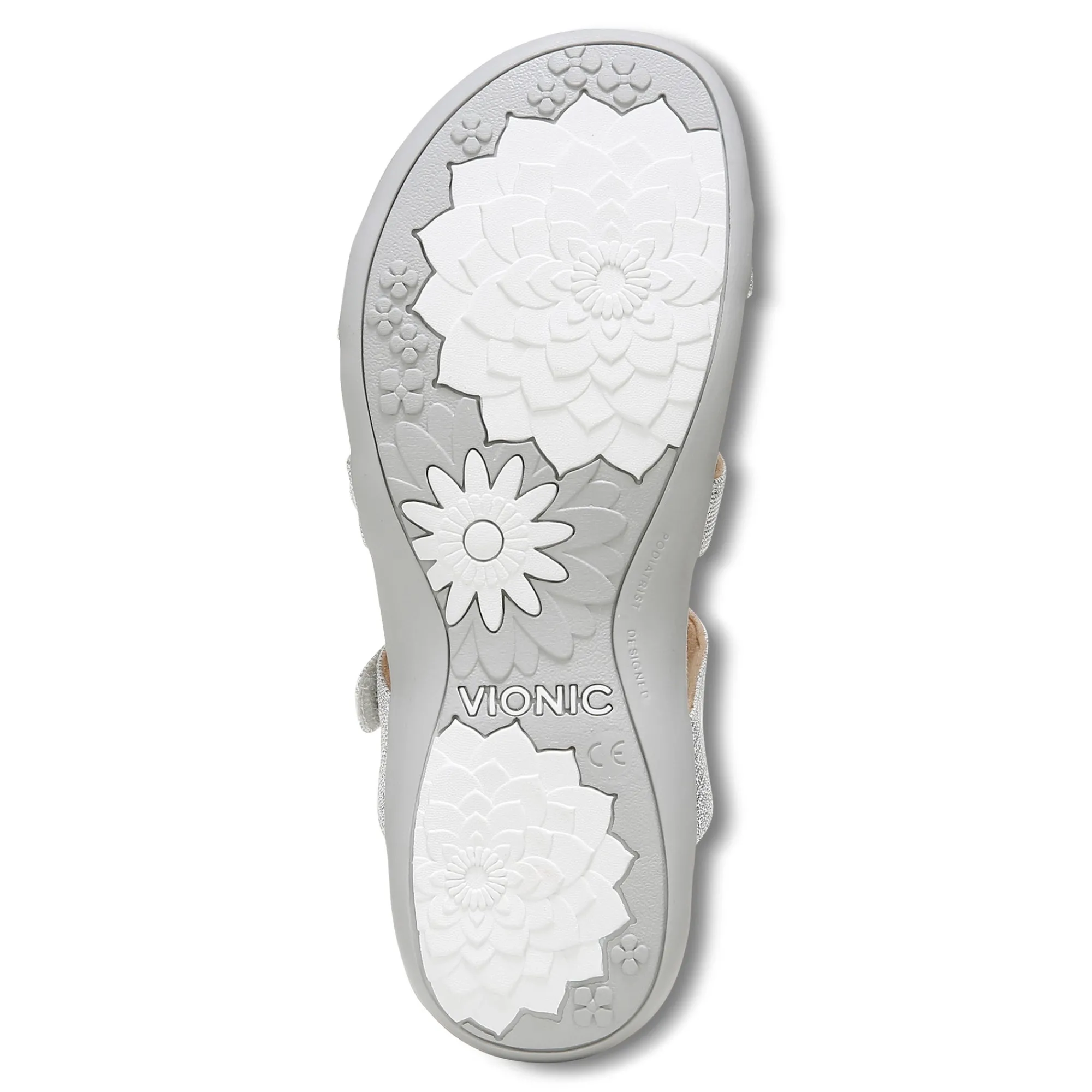 Outlet Vionic Amber Adjustable Sandal (Wide) Black Croco|Black Metallic|Black Snake|Gold Cork