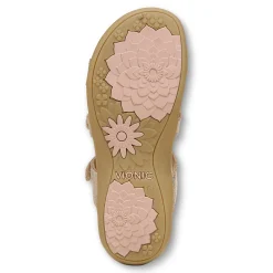 Outlet Vionic Amber Adjustable Sandal (Wide) Black Croco|Black Metallic|Black Snake|Gold Cork