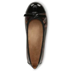 Online Vionic Amorie Flat Black|Black/Leopard Patent|Cream|Navy Patent
