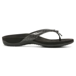 Sale Vionic Bella Toe-Post Sandal Black Patent|Black Print|Gold Cork|Marmalade