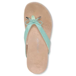 Sale Vionic Bella Toe-Post Sandal Black Patent|Black Print|Gold Cork|Marmalade