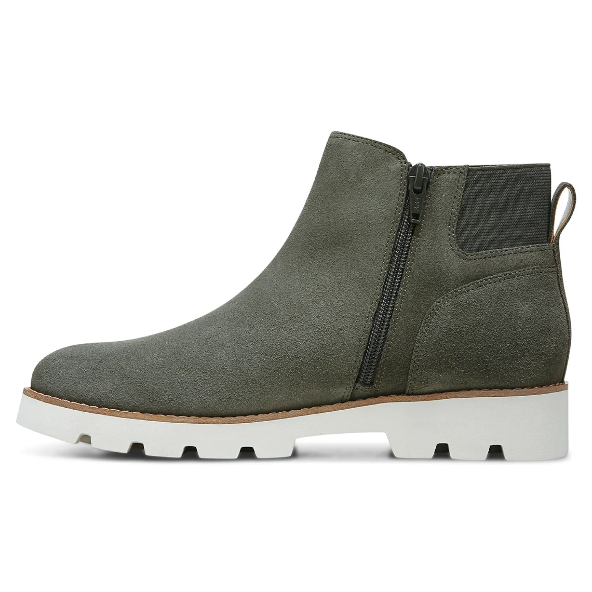 Discount Vionic Brionie Chelsea Boot Olive|Black|Monks Robe
