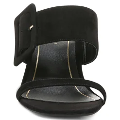 Store Vionic Brookell Heeled Sandal Black Leather|Black Suede|Cream|Gold