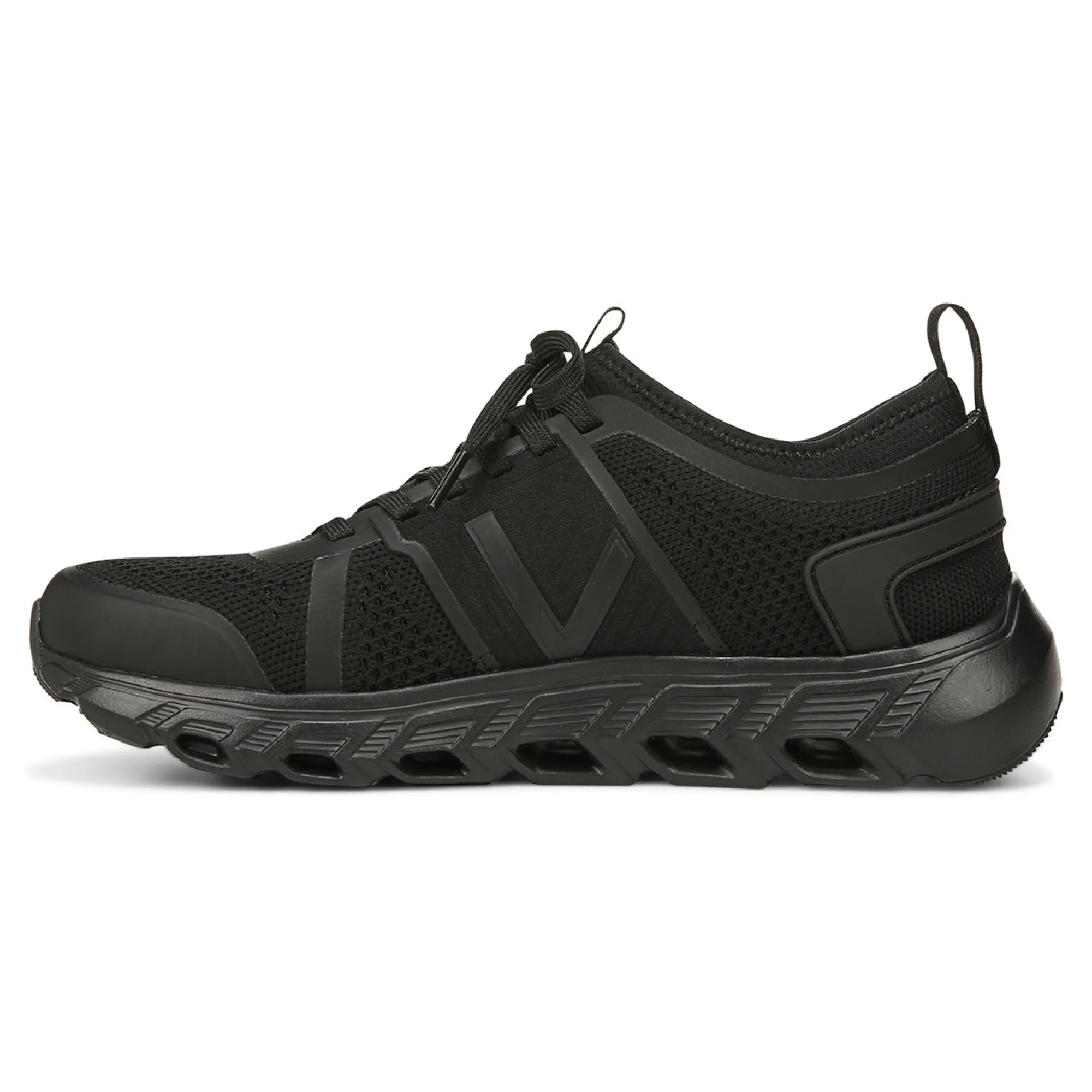 Clearance Vionic Captivate Sneaker Black/Black|Charcoal|Smoked Salmon|White
