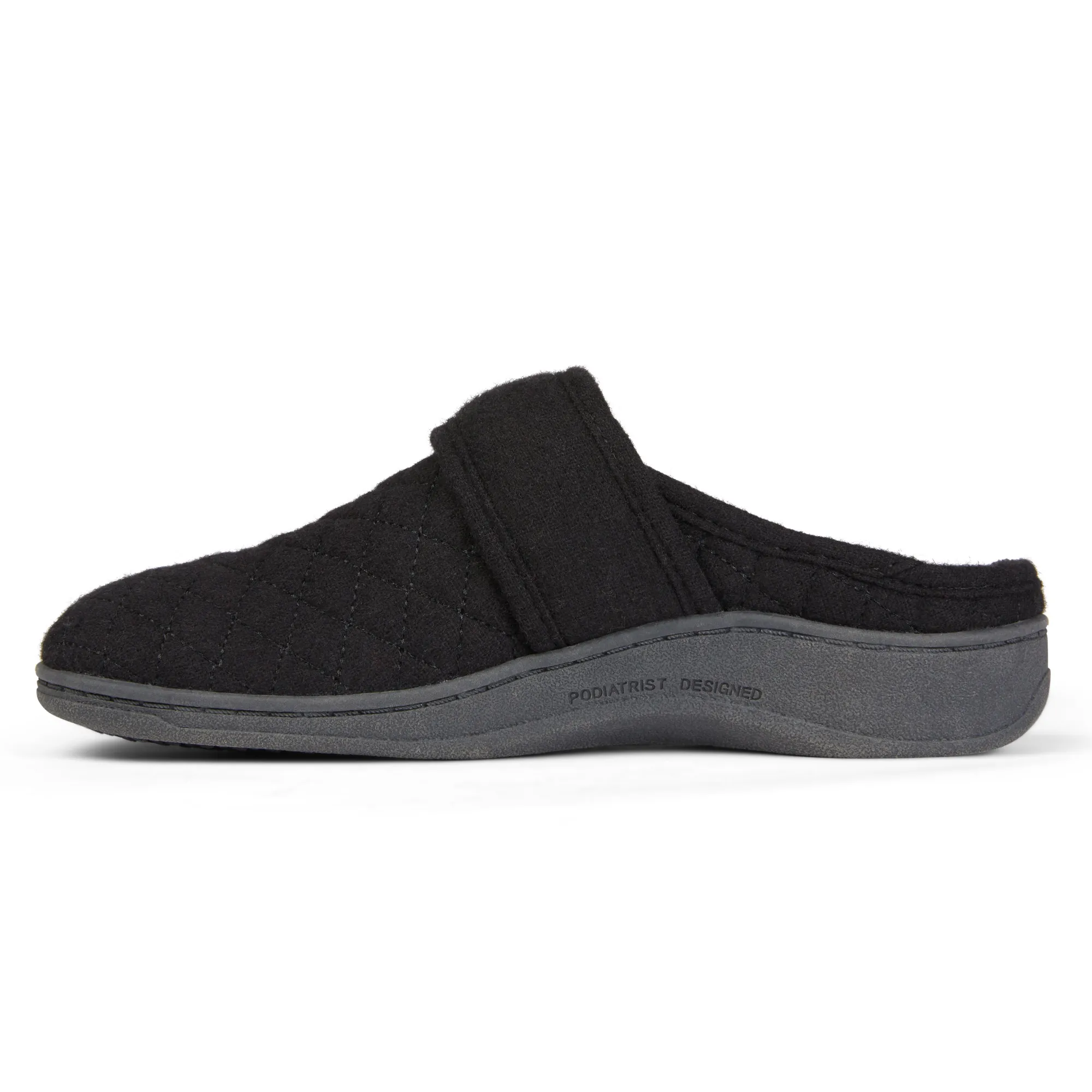 Shop Vionic Carlin Slipper Black|Cream|Cream Multi|Light Grey