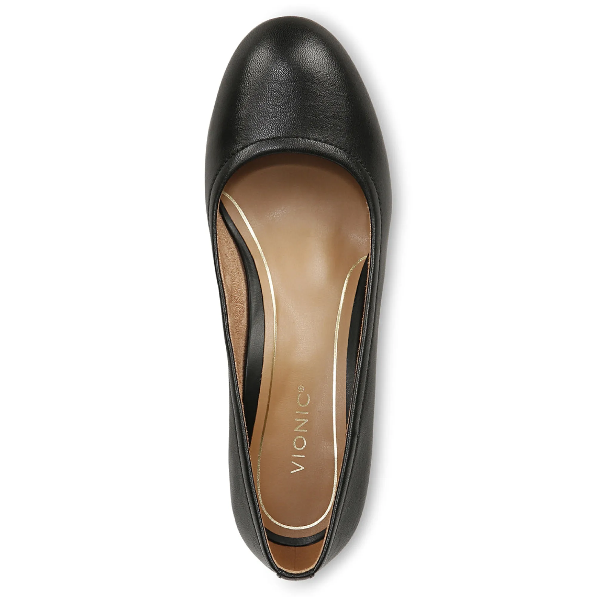 Clearance Vionic Carmel Heel Black|Black Patent Leopard|Crimson Red|Pewter Metallic