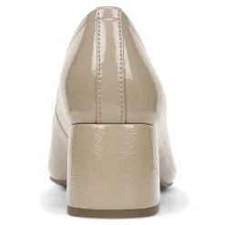 Clearance Vionic Carmel Heel Black|Black Patent Leopard|Crimson Red|Pewter Metallic