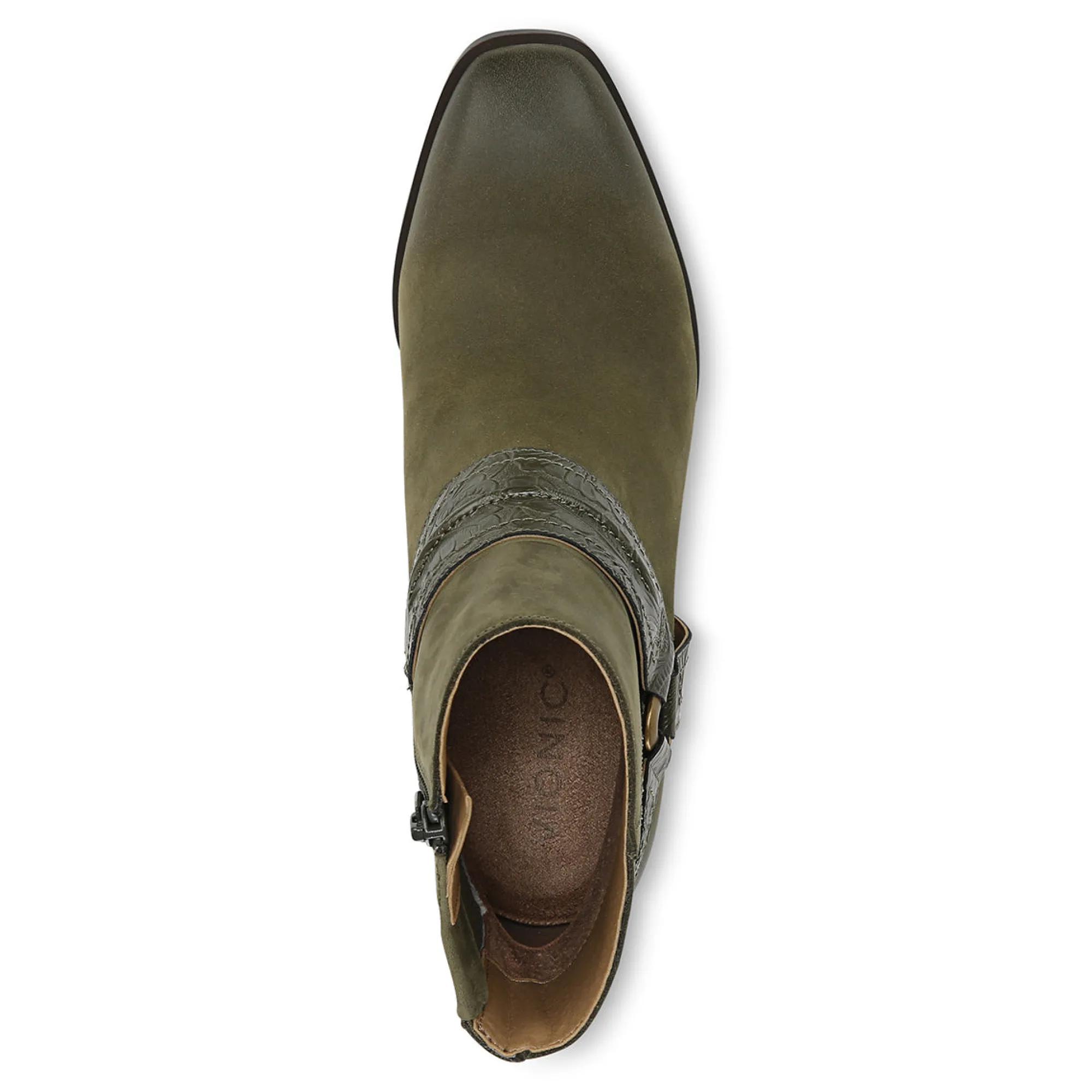 Online Vionic Carnelia Bootie Olive|Black|Cream