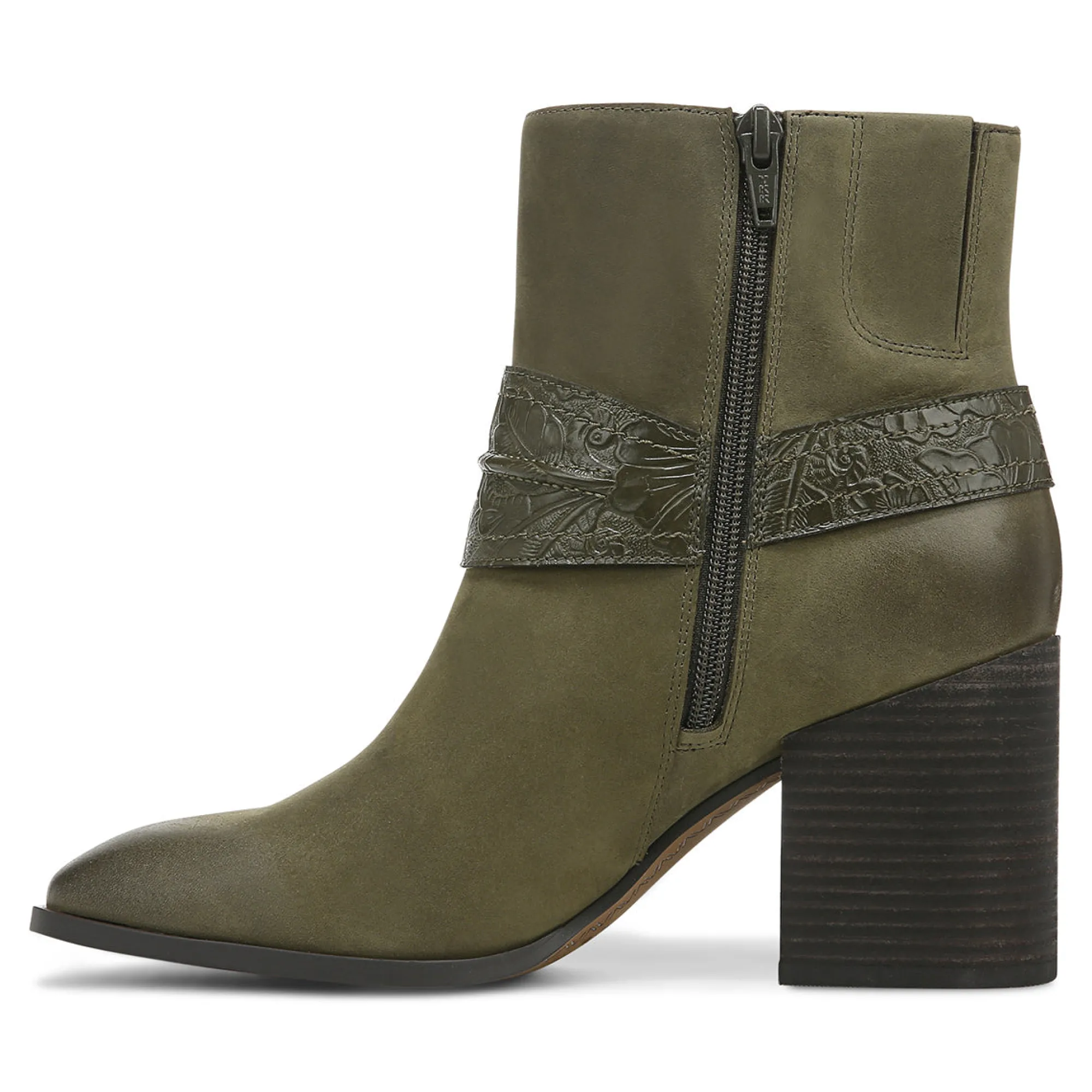 Flash Sale Vionic Carnelia Bootie Olive|Black|Cream
