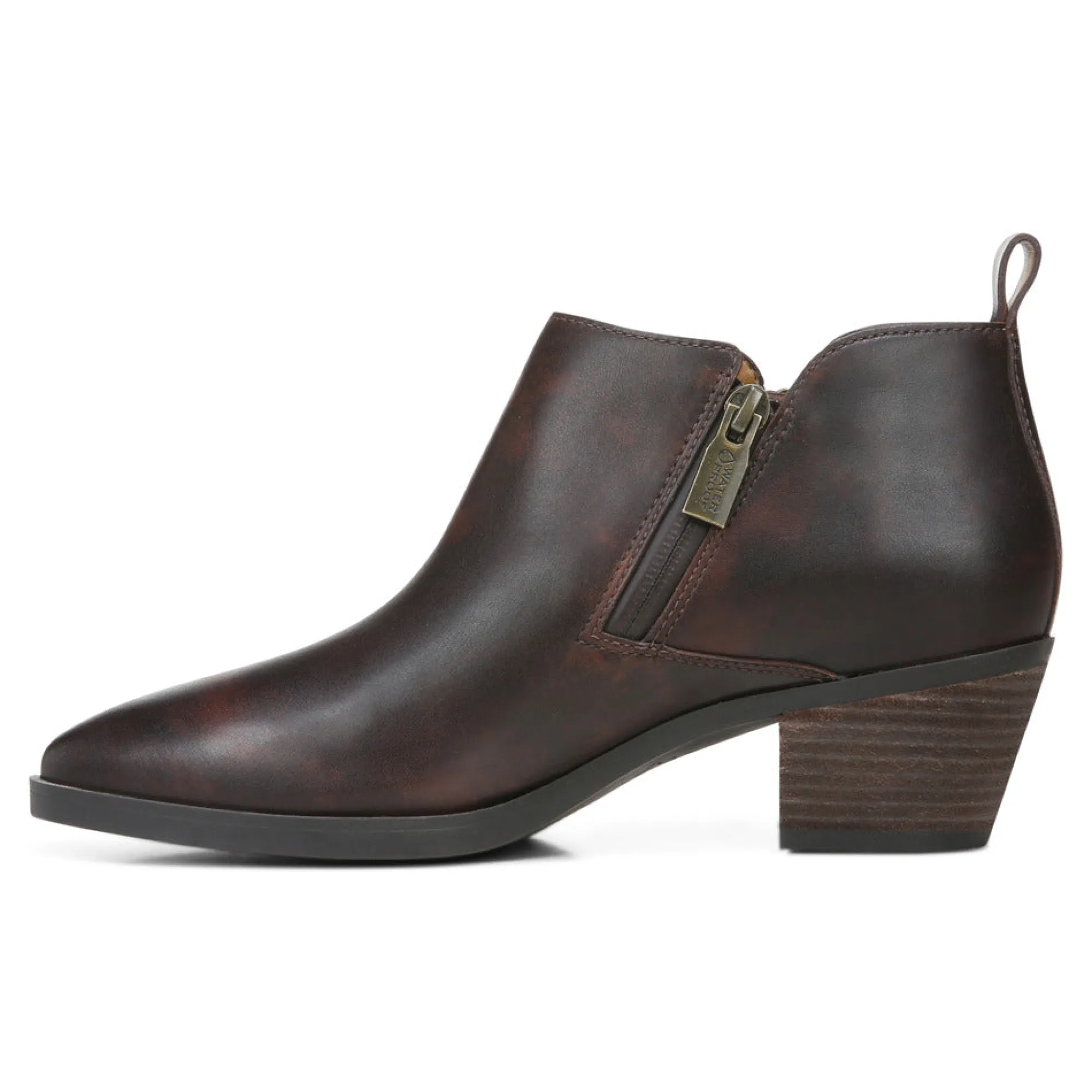 Online Vionic Cecily Ankle Bootie Black|Calf Hair Tan|Chocolate|Cognac