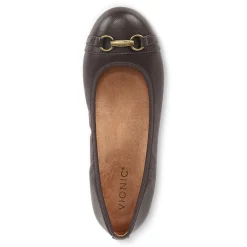 Cheap Vionic Delanie Flat Black|Chocolate|Cream