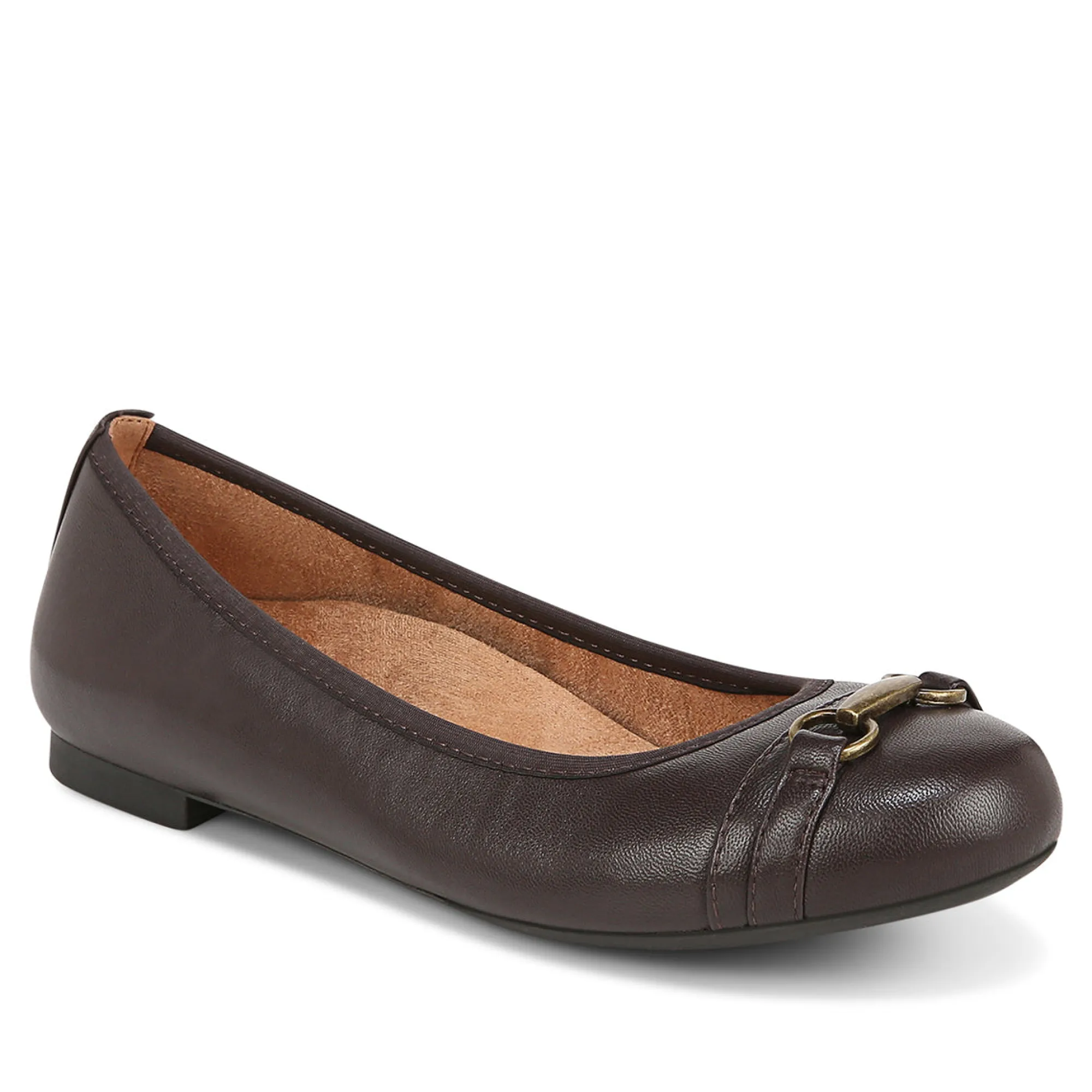 Cheap Vionic Delanie Flat Black|Chocolate|Cream