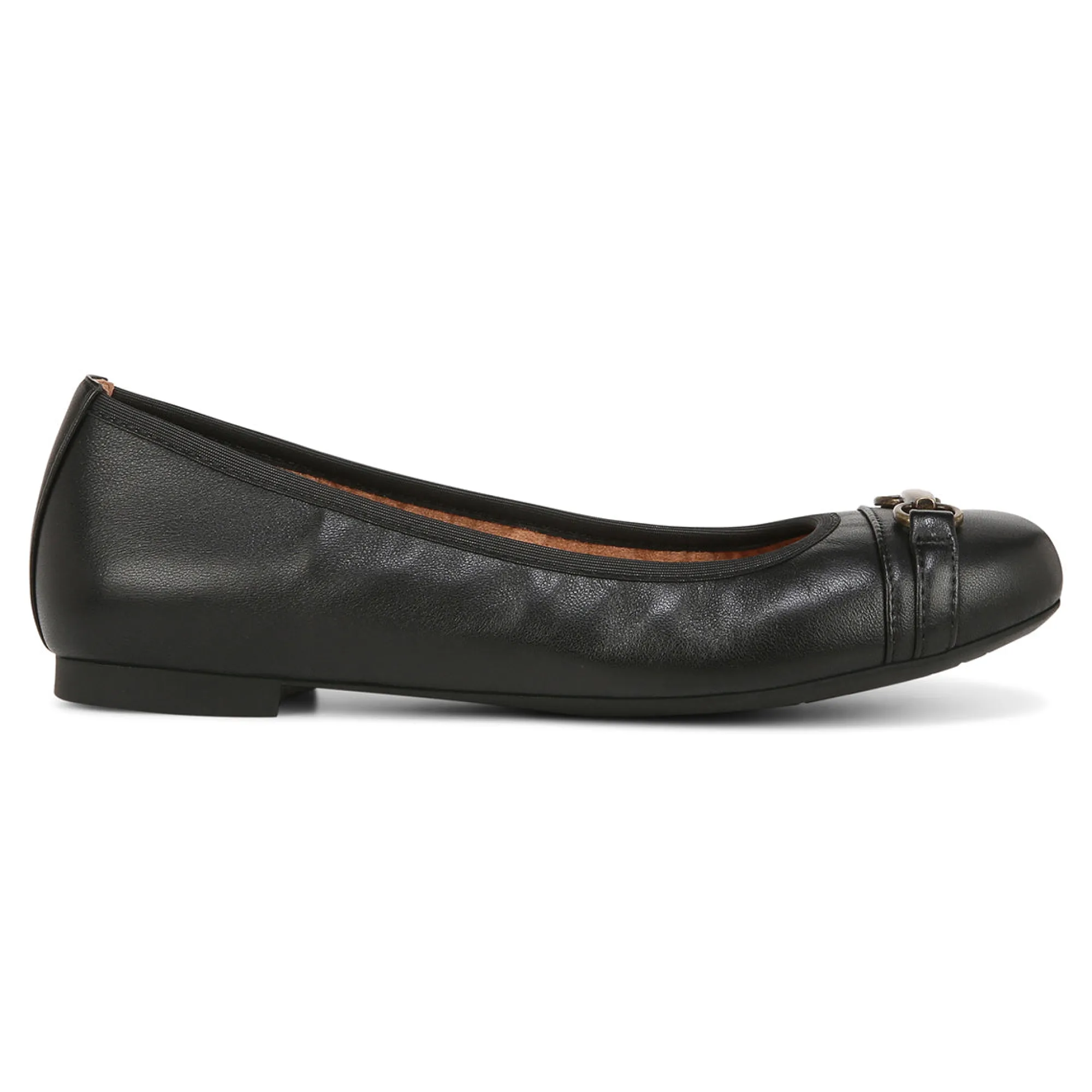 Cheap Vionic Delanie Flat Black|Chocolate|Cream