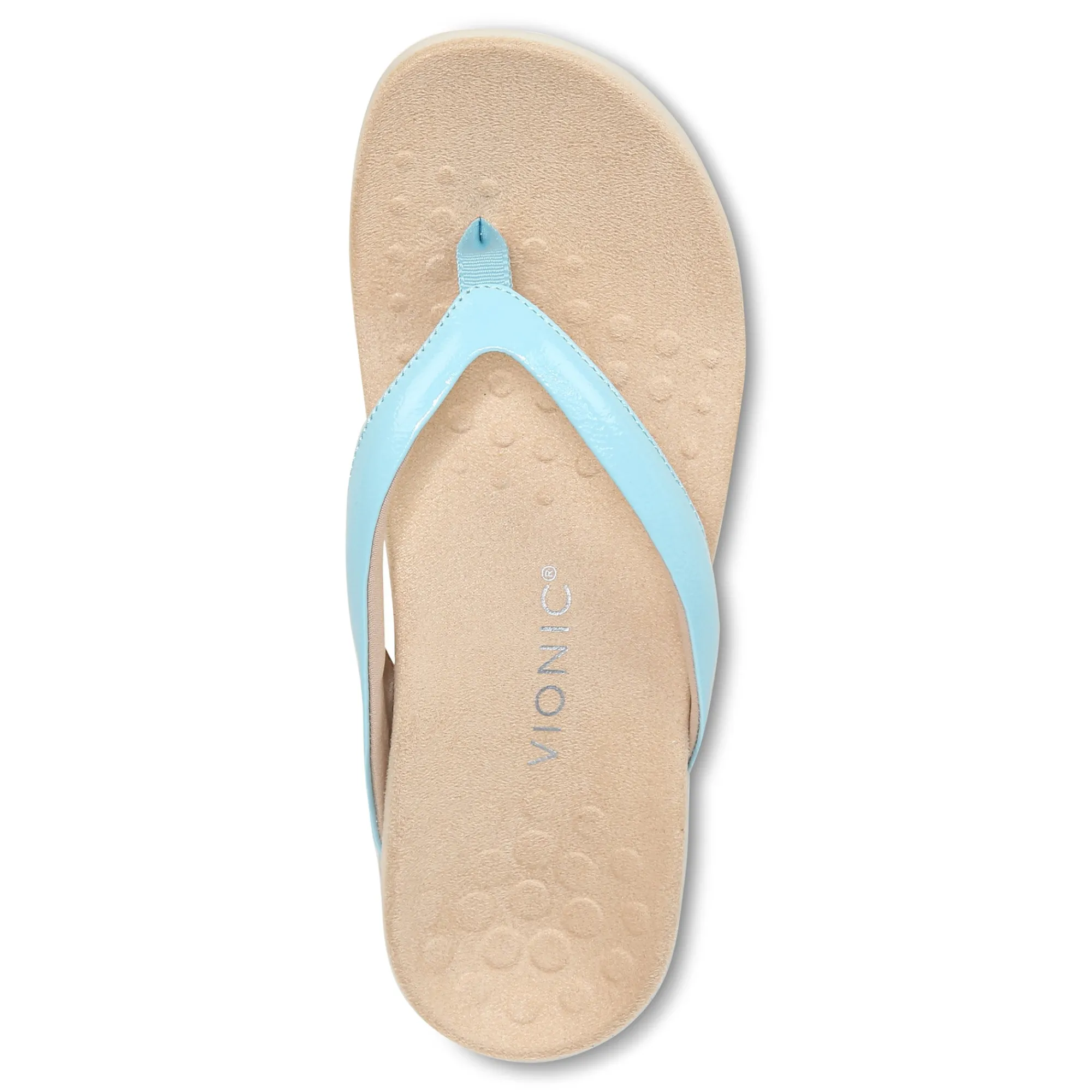 Online Vionic Dillon Toe Post Sandal Ii Gold|Lake Blue|Pale Lime|Peony Patent