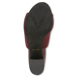 Shop Vionic Fleur Heeled Sandal Black/Black|Light Grey|Navy|Shiraz