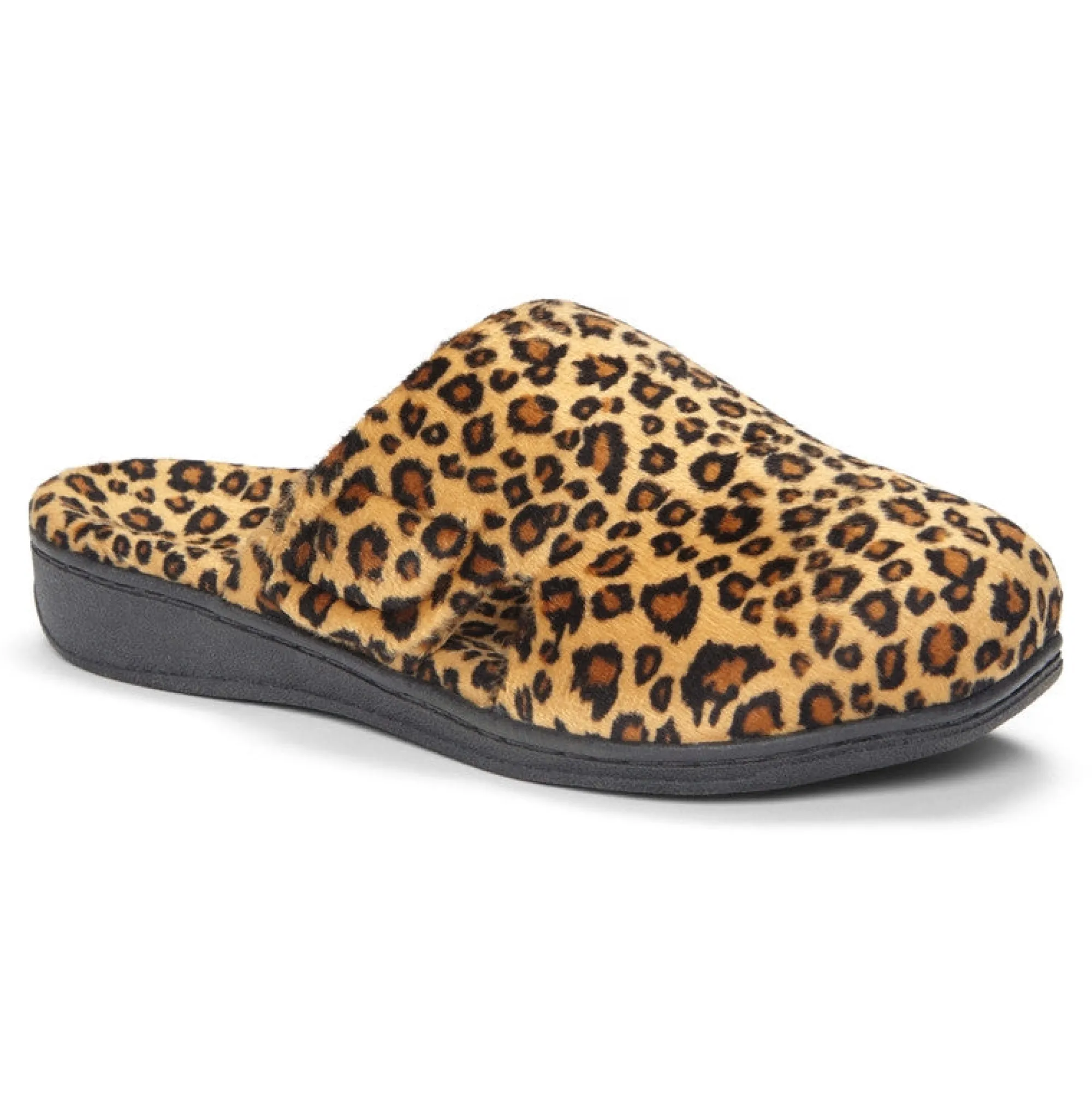 Clearance Vionic Gemma Mule Slipper Black|Leopard|Leopard Natural|Light Grey