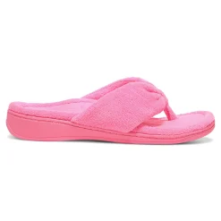Cheap Vionic Gracie Toe Post Slipper Black|Electric Pink|Gold Cream|Marshmallow