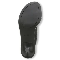 Outlet Vionic Ivelle Kitten Heel Black Tumbled Leather|Macaroon