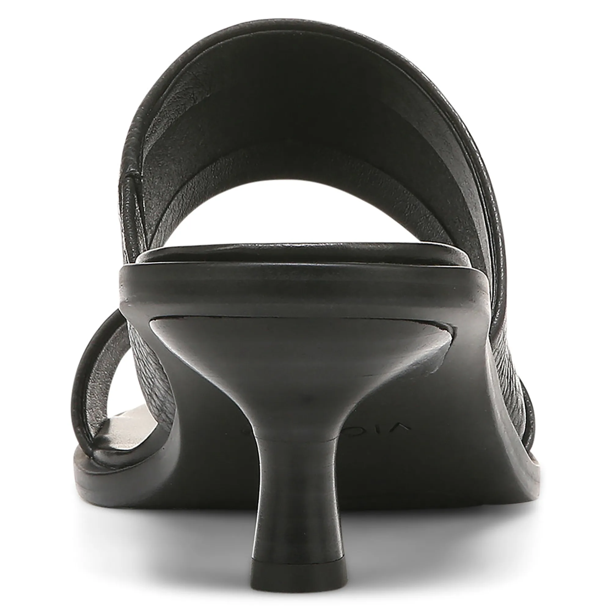 Discount Vionic Ivelle Kitten Heel Black Tumbled Leather|Macaroon