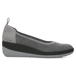 Online Vionic Jacey Knit Wedge Army Green|Black|Charcoal|Shiraz