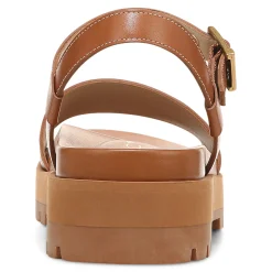 Fashion Vionic Jamie Flatform Sandal Black|Tan