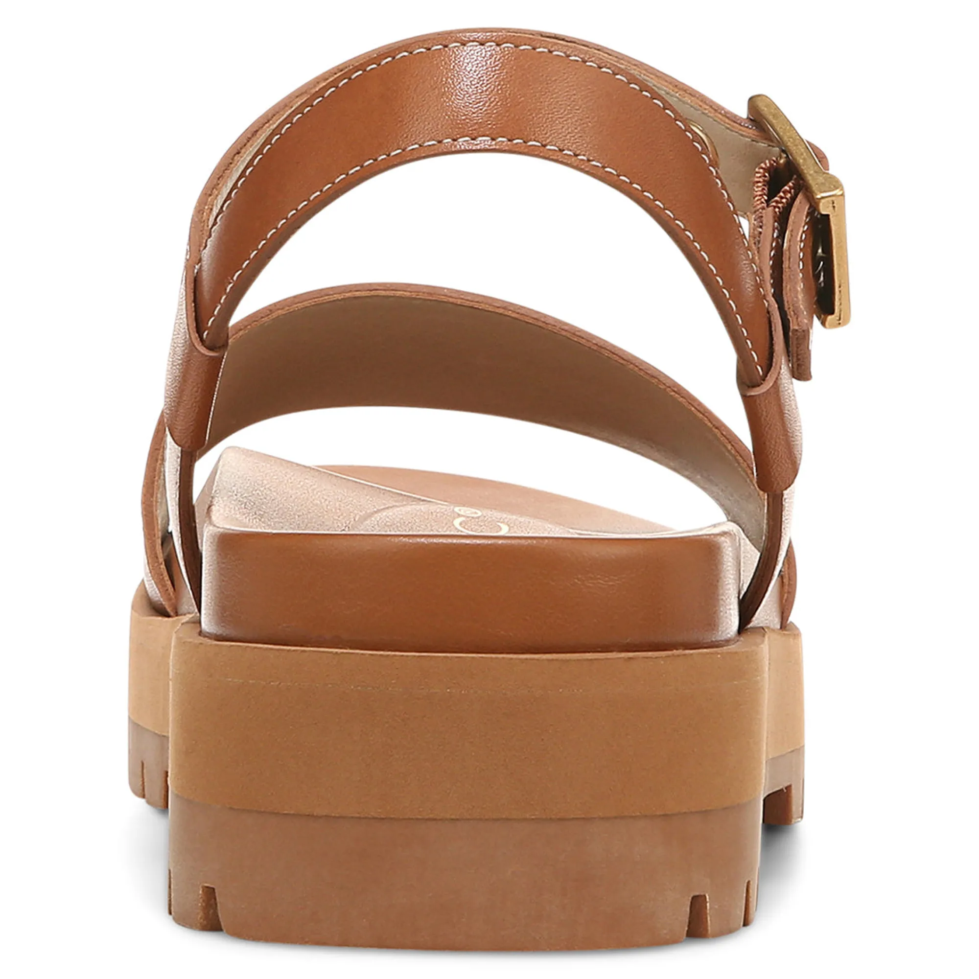 Fashion Vionic Jamie Flatform Sandal Black|Tan