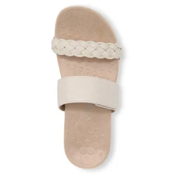 Store Vionic Jeanne Slide Sandal (Wide) Black|Cream|Gold|Rose