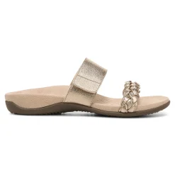 Store Vionic Jeanne Slide Sandal (Wide) Black|Cream|Gold|Rose