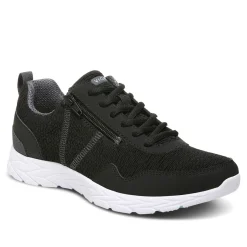 Best Vionic Jetta Sneaker Black|Light Grey|White
