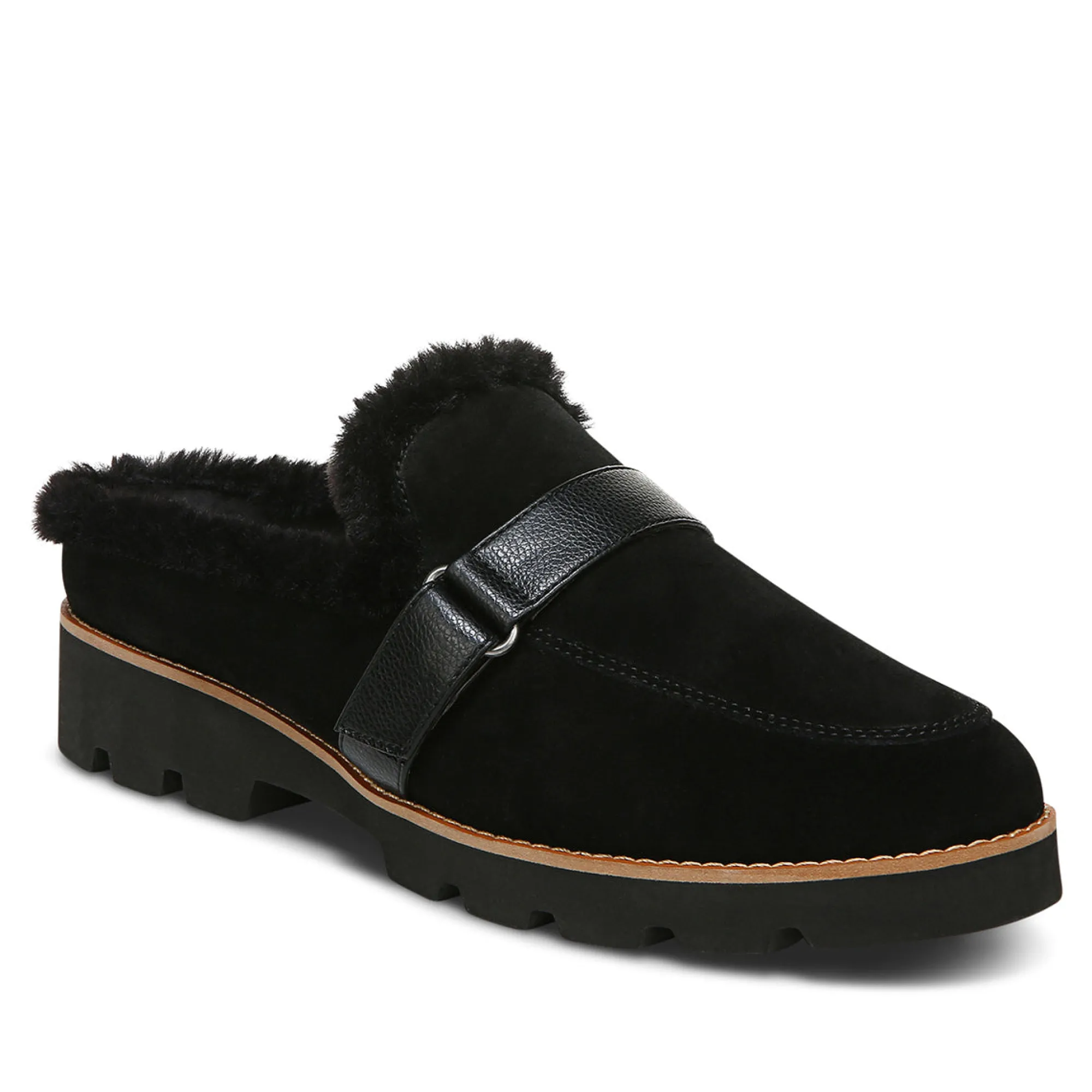 Clearance Vionic Kailen Mule (Wide) Black|Charcoal|Toffee