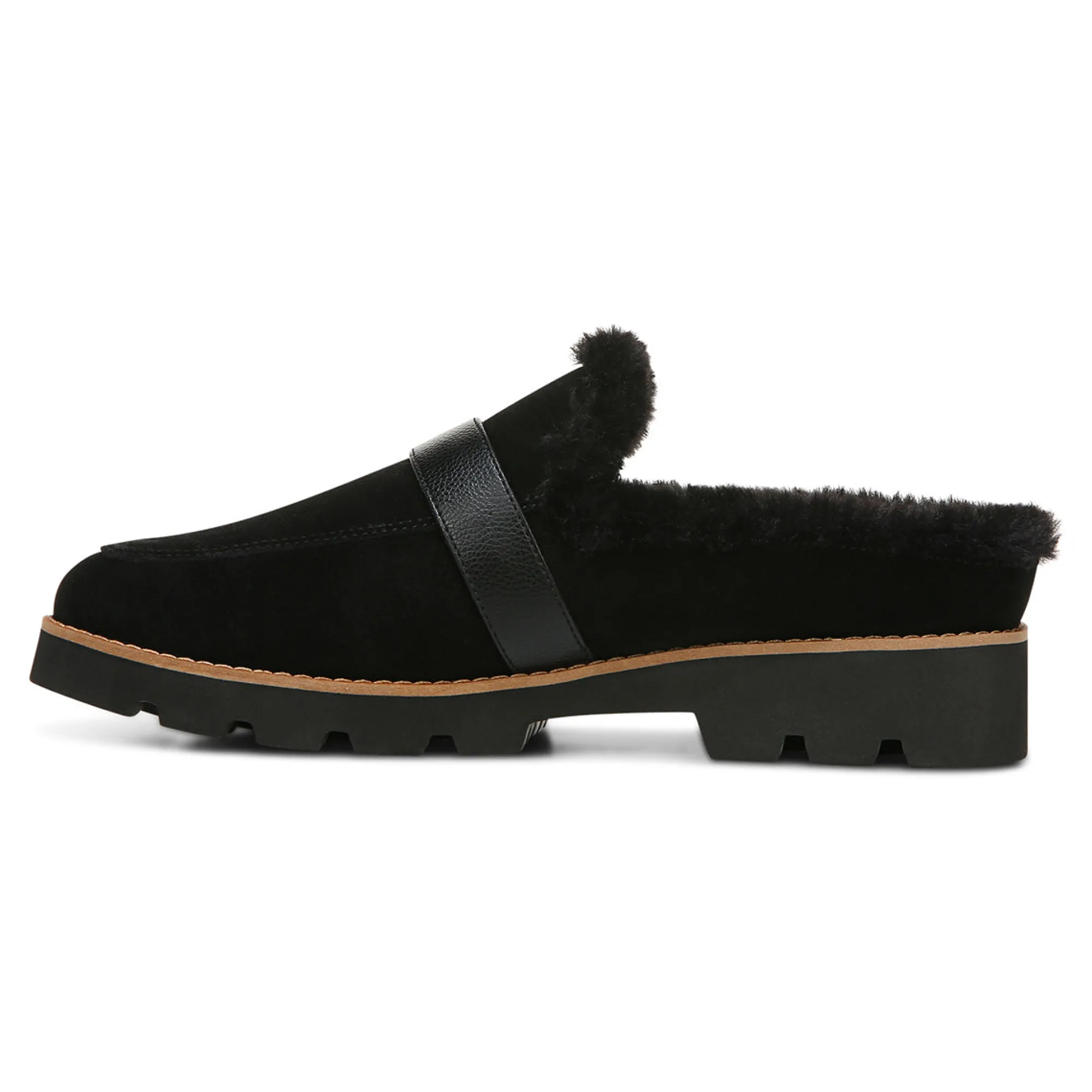 Clearance Vionic Kailen Mule (Wide) Black|Charcoal|Toffee