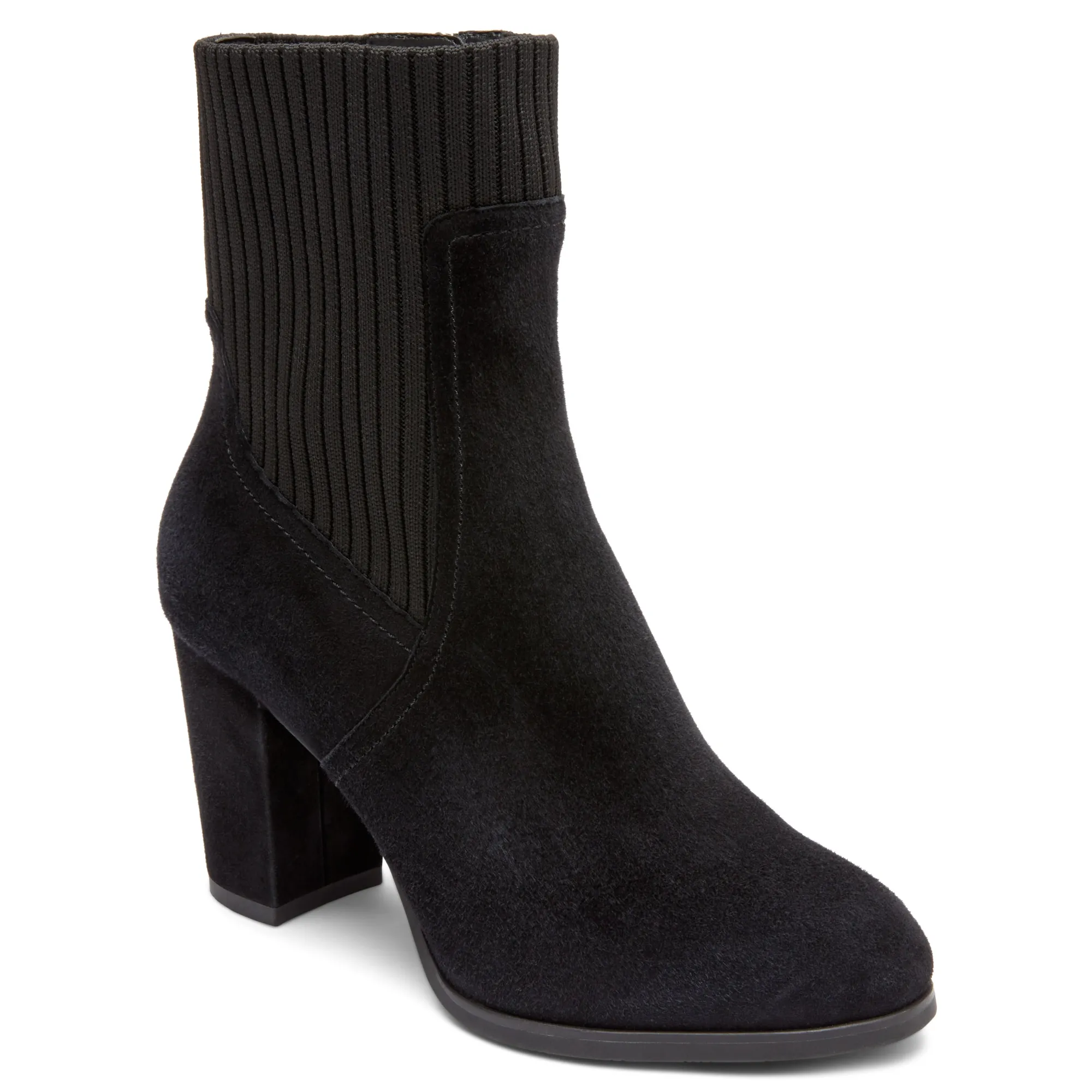 Outlet Vionic Kaylee Ankle Boot Black Suede Knit|Dark Taupe Suede/Knit|Olive|Toffee