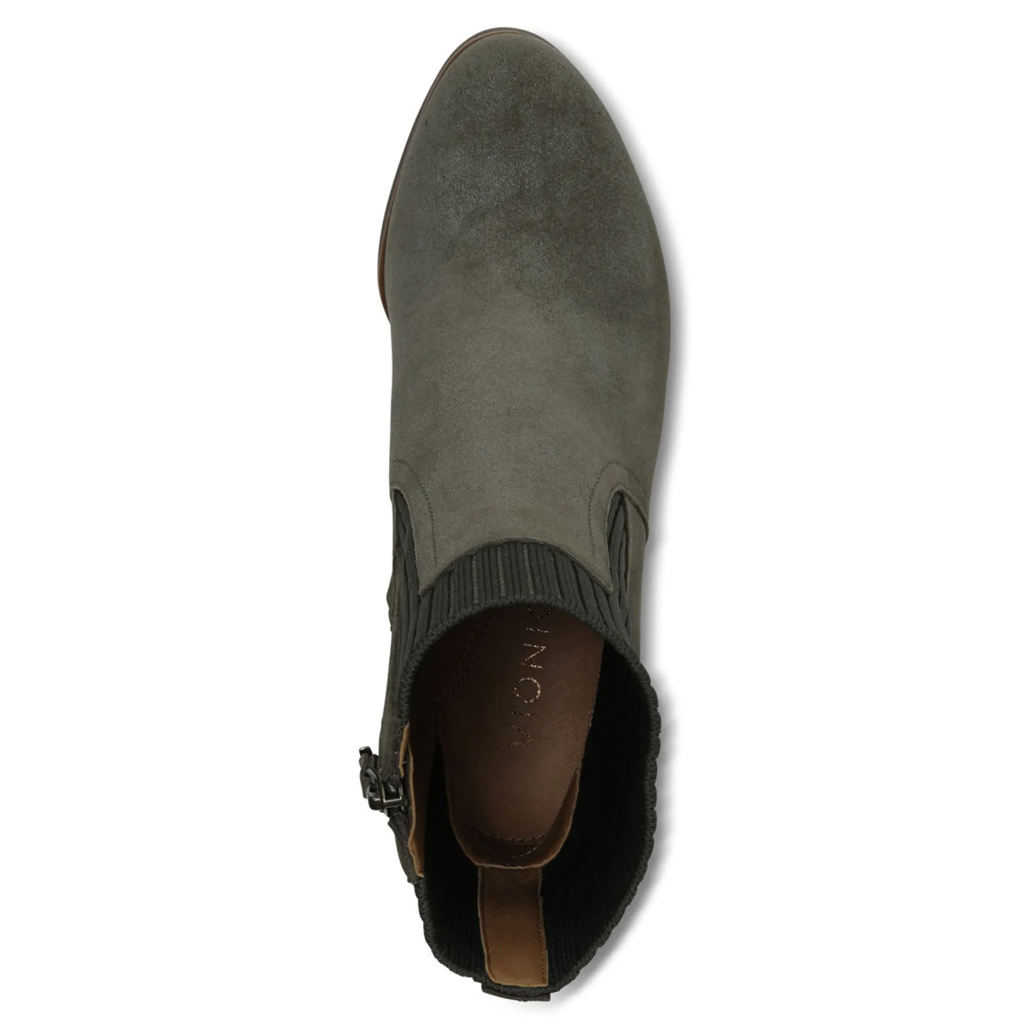 Outlet Vionic Kaylee Ankle Boot Black Suede Knit|Dark Taupe Suede/Knit|Olive|Toffee