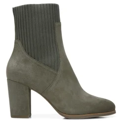 Outlet Vionic Kaylee Ankle Boot Black Suede Knit|Dark Taupe Suede/Knit|Olive|Toffee