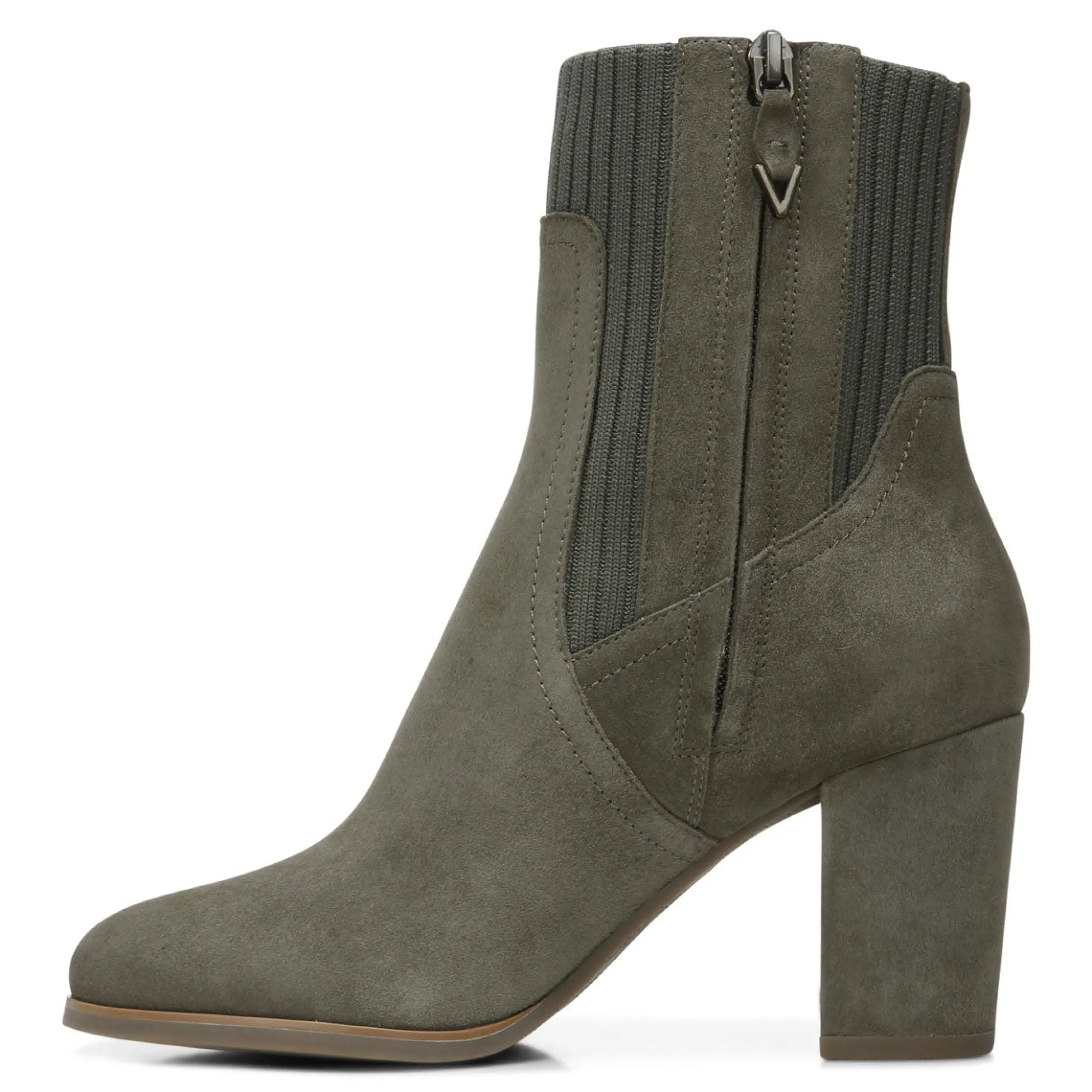 Outlet Vionic Kaylee Ankle Boot Black Suede Knit|Dark Taupe Suede/Knit|Olive|Toffee